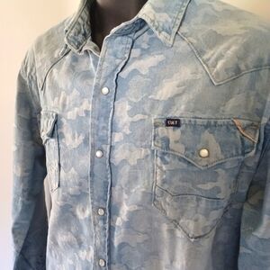 CULT OF INDIVIDUALITY Clint Western Denim Shirt